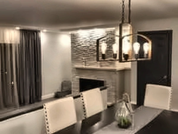 Finished dining and living renovation
